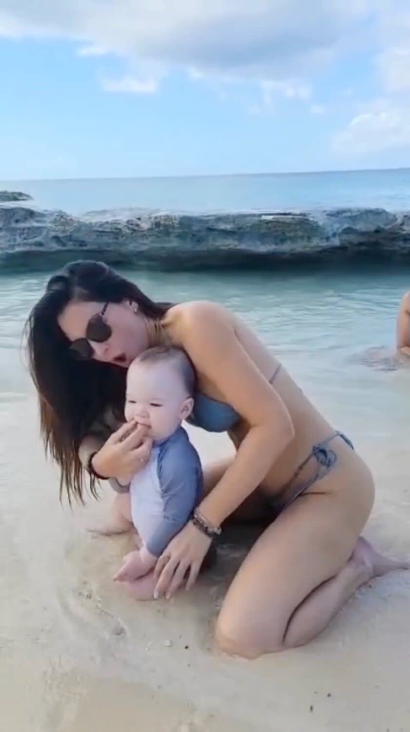 Olivia Munn Says Son Malcolm, 1, Has ‘Entered the “Puts Everything in Their Mouth” Era’ During Beach Outing
