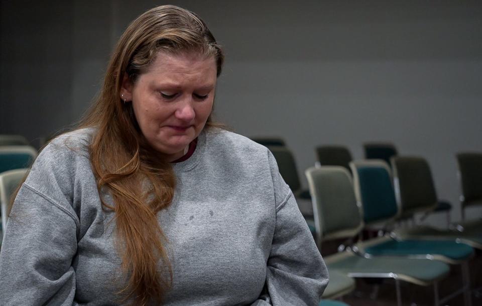 "It makes me feel very sad that I'm still in prison, mostly for my family and for all the memories that I haven't been able to make with them," Sarah Jo Pender said on Wednesday, Jan. 11, 2023, from inside Rockville Correctional Facility. "It makes me angry at the system for not working."