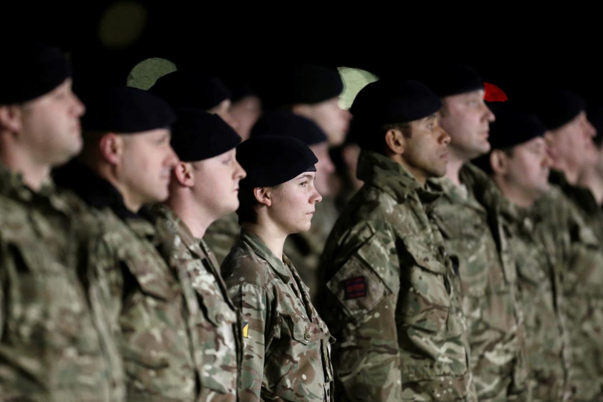 UK British soldiers troops NATO