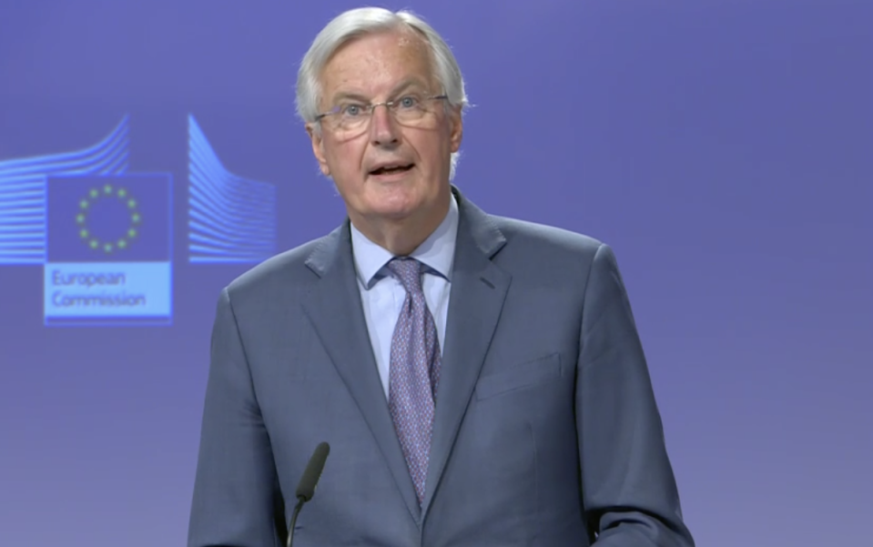 Michel Barnier has attacked the UK government over its Brexit negotiations with the EU. (European Commission)