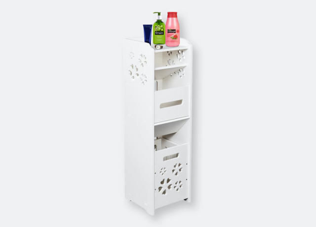 Plastic Storage Cabinet With Doors and Shelves –