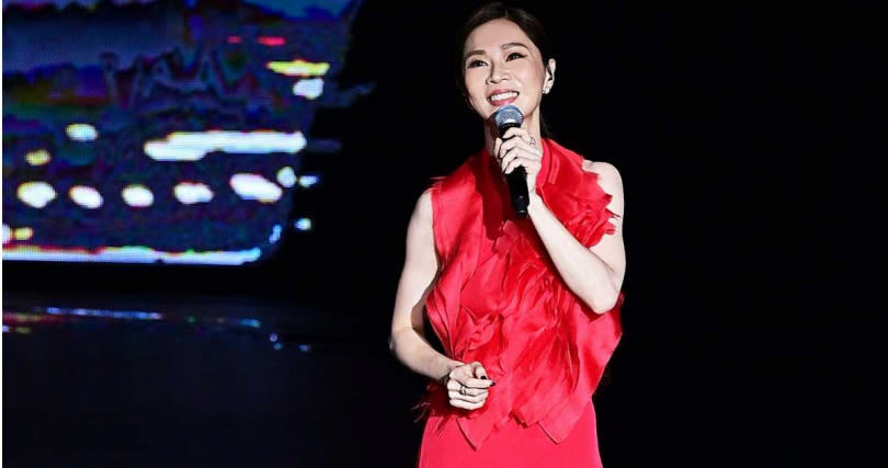 謝盈萱首次擔綱金馬典禮主持，表現獲得大家好評。（圖／台視提供）