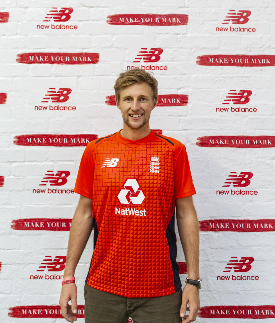 Joe Root was at the launch of England’s new ODI and T20 kits