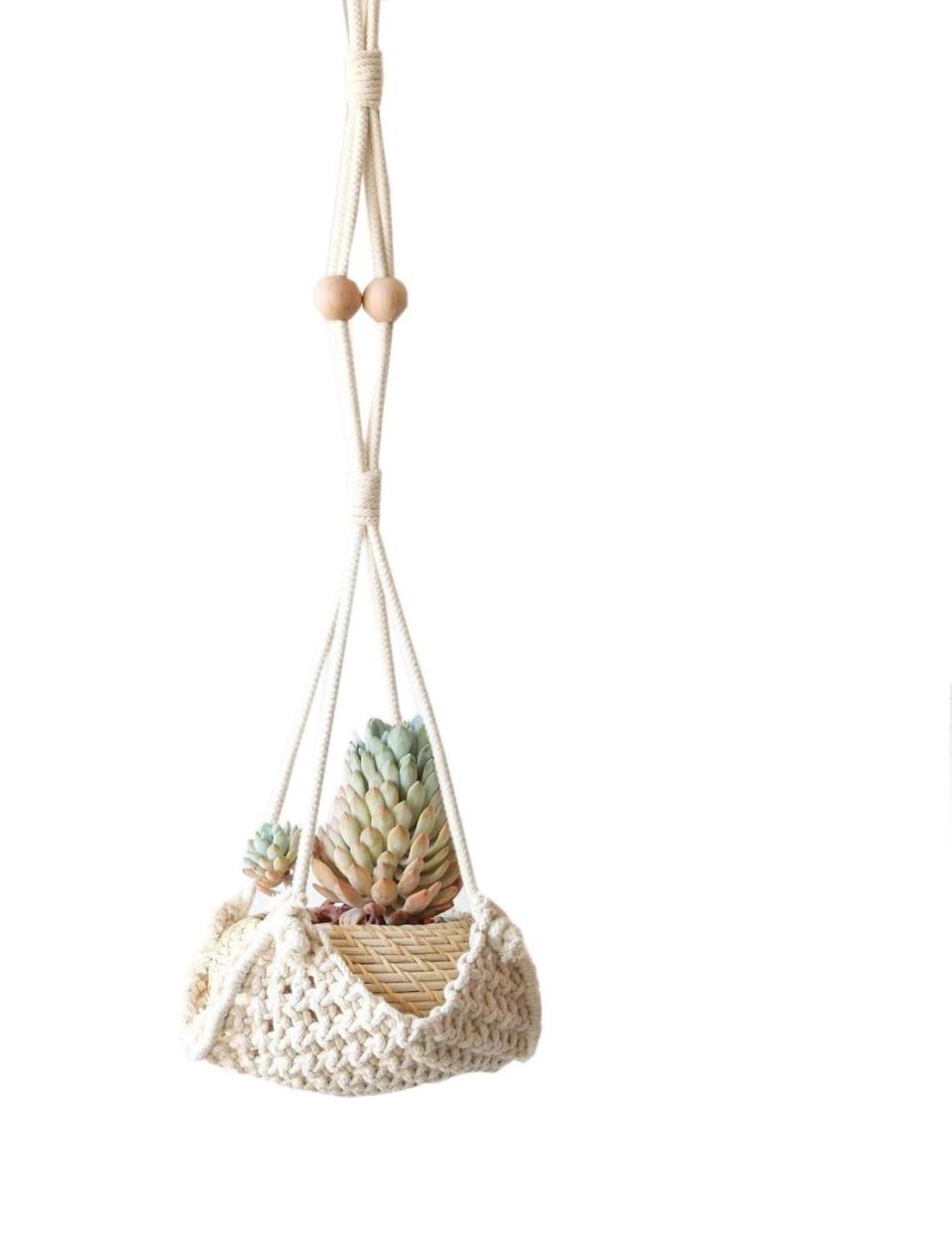 10) Macrame Plant Hanger