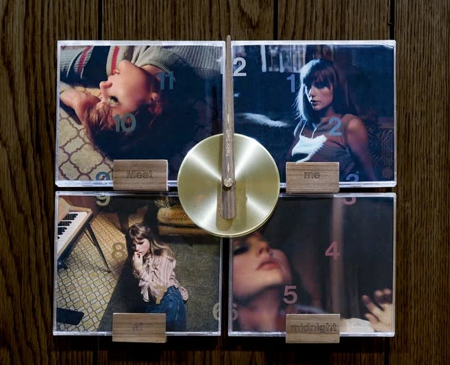 Taylor Swift Midnights CD Clock 圖/Taylor Swift