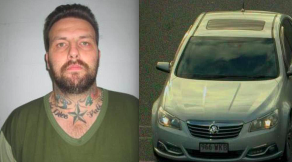 <em>Police in Australia are searching for Zlatko Sikorsky, believed to be driving this Holden Commodore (Police handout)</em>