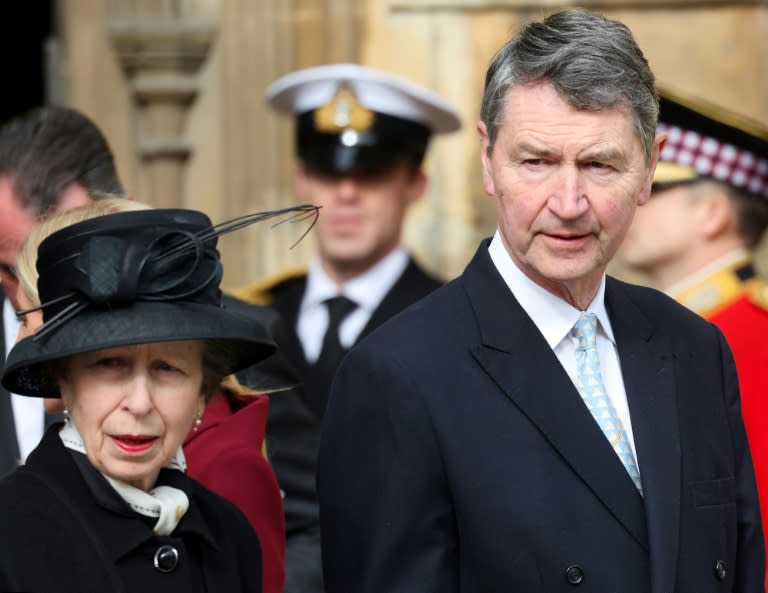 Princess Anne's husband Timothy Laurence said she was 'doing fine' after apparently being kicked by a horse (Chris Jackson)