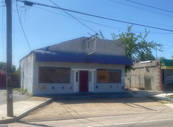 A former day care center at 3101 New Castle Ave. near the Roasegate community that U.S. Attorney David C. Weiss said was used to manufacture and package counterfeit methamphetamine and fentanyl pills.