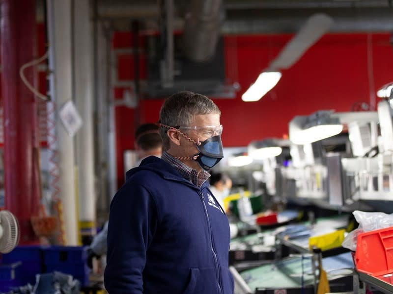 New Balance President and CEO, Joe Preston, at the company's Lawrence, MA  factory - New Balance Press Box