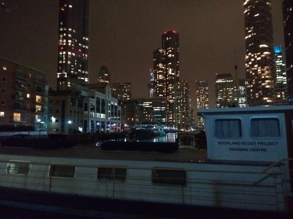 Phi superyacht docked in London