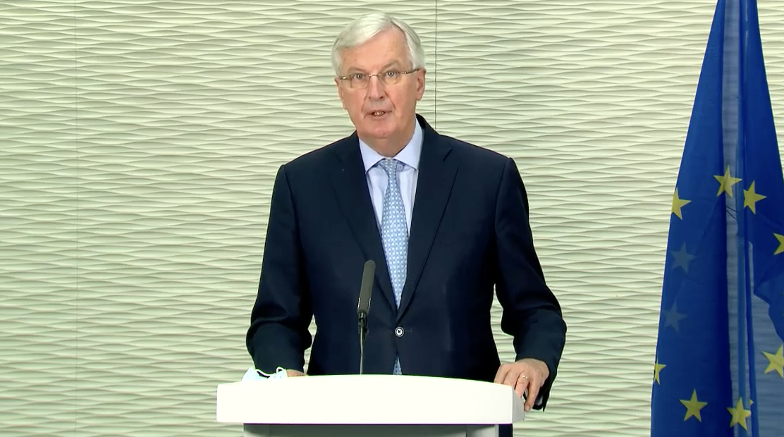 Michel Barnier has said a 'future relationship' Brexit deal with the UK is 'unlikely'. (European Commission)