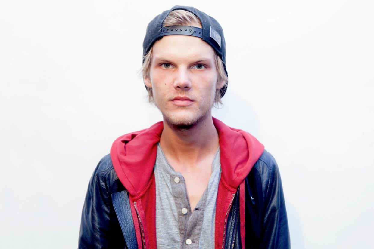 IRVINE, CA - MAY 31: Tim Bergling aka Avicii attends the 22nd Annual KROQ Weenie Roast on May 31, 2014 in Irvine, California. (Photo by Gabriel Olsen/Getty Images for CBS Radio Inc.)