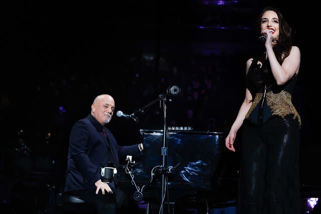 Myrna M. Suarez/Getty Billy Joel and eldest daughter Alexa Ray Joel perform together.