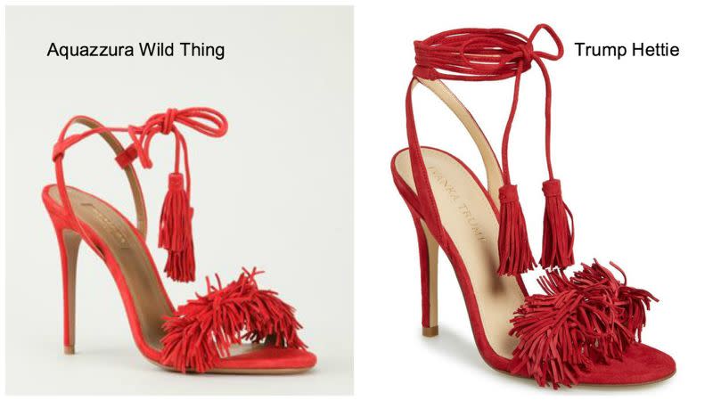 Photos: Courtesy of Farfetch.com, left, and Pinterest, right