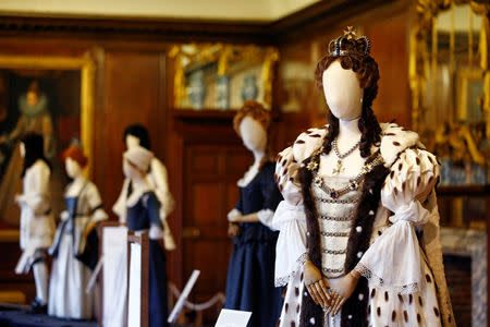 An exhibition of costumes, designed by Academy Award and BAFTA winner Sandy Powell for the movie The Favourite, opens to the public at Kensington Palace in London, Britain, December 14, 2018. REUTERS/Henry Nicholls