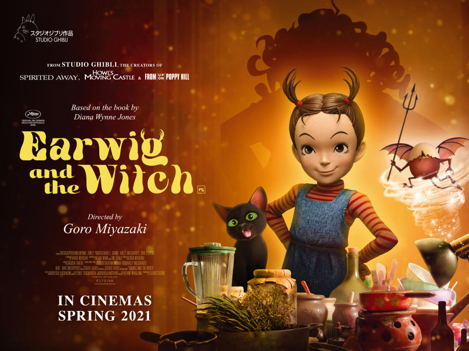 Earwig and the Witch comes to UK cinemas on 28 May. (Elysian Film Group Distribution)