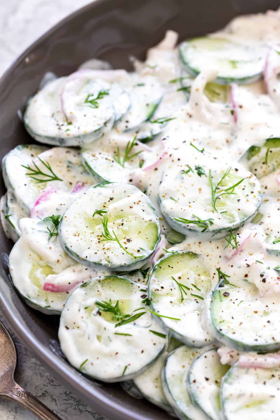 Creamy Cucumber Salad