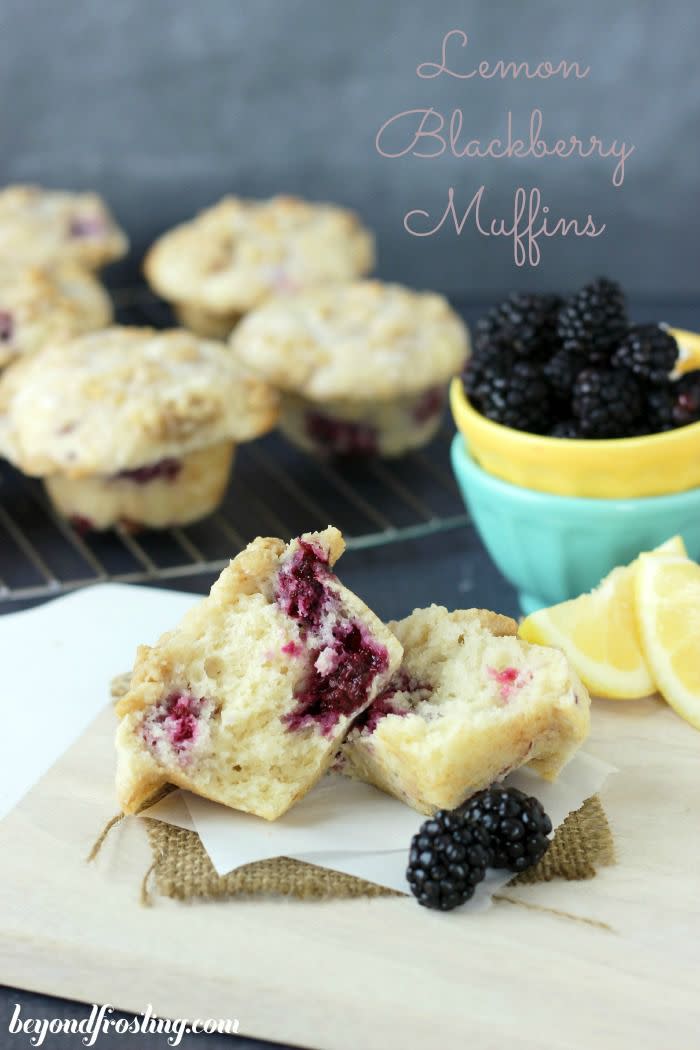 Lemon Blackberry Muffins