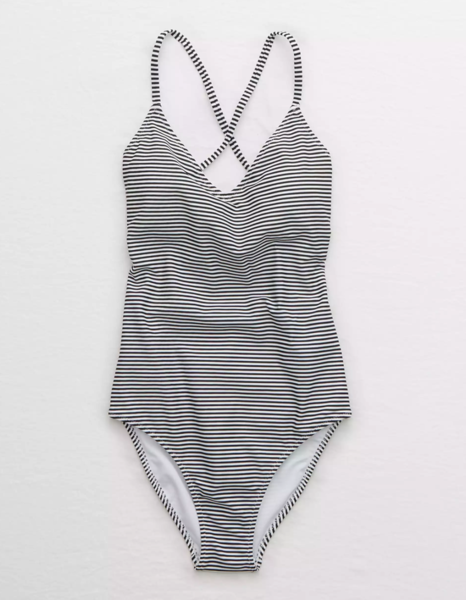 Strappy Back One Piece Swimsuit. Image via Aerie.