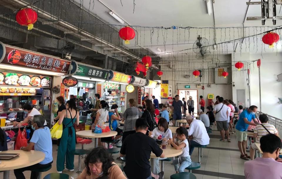 hougang hainanese food village renovation - interior