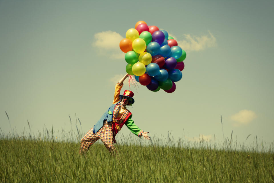 In einem emotionalen Moment einen Clown an deiner Seite haben - komisch oder genial? (Symbolbild: Getty Images)