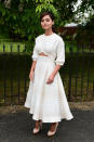 <p>Wearing Emilia Wickstead at the Serpentine Summer party. <i>[Photo: PA Images]</i></p>