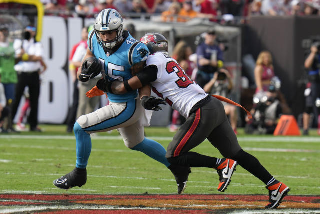 Buccaneers clinch playoff berth with Tom Brady's fourth-quarter rally over  Panthers - The Athletic