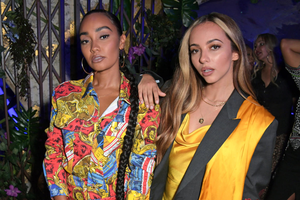 LONDON, ENGLAND -  JULY 04:   Leigh-Anne Pinnock and Jade Thirlwall attend as CIROC x Moschino celebrate Pride In London with the hottest party of the summer hosted by Jeremy Scott at MNKY HSE on July 4, 2019 in London, England. (Photo by David M. Benett/Dave Benett/Getty Images for CIROC Vodka)