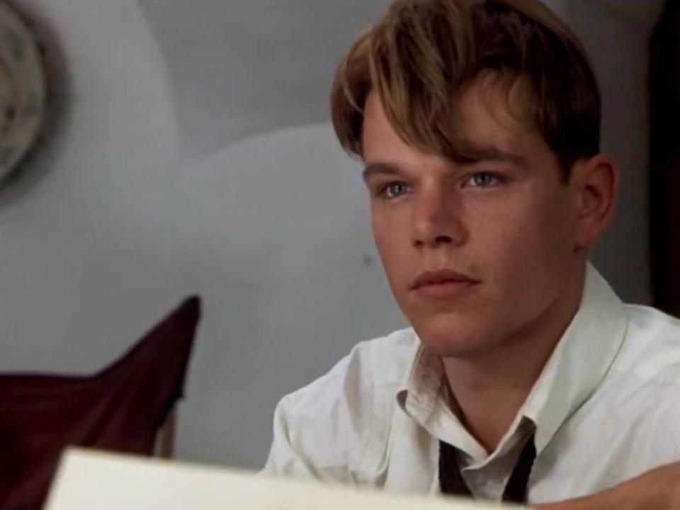 Matt Damon in "The Talented Mr. Ripley" (1999).