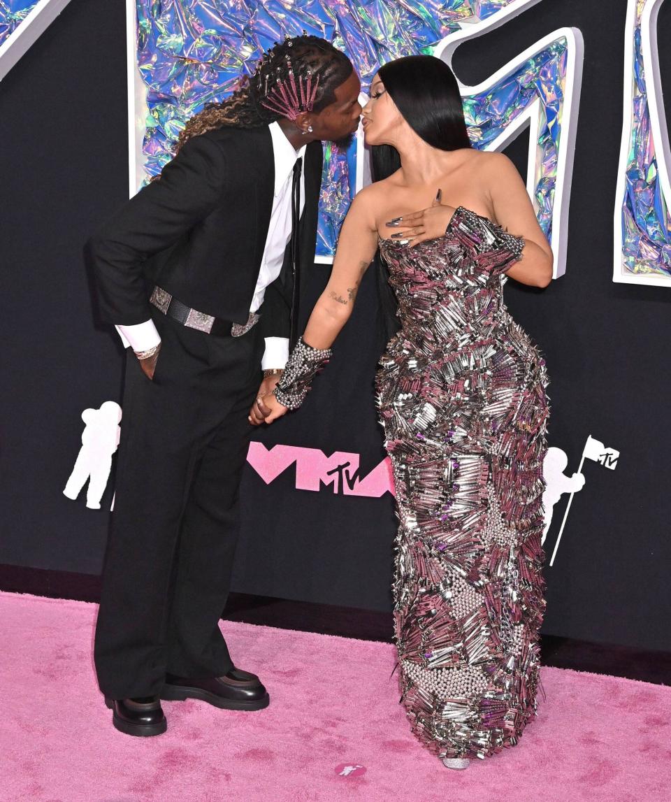 Cardi B and Offset at the VMA Awards 2023 - ARRIVALS