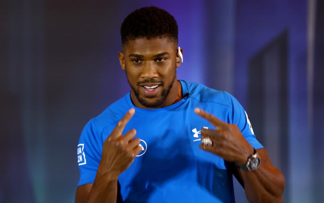 Anthony Joshua must remember he is in the 'hurt business', says Evander Holyfield - GETTY IMAGES