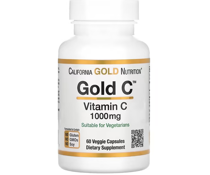 California Gold Nutrition, Gold C, 1,000mg. PHOTO: iHerb