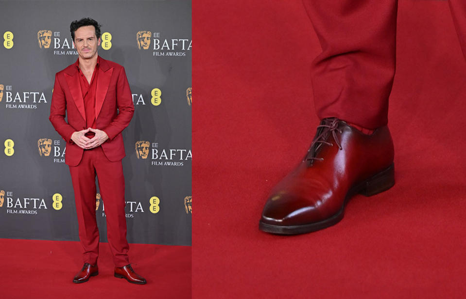 BAFTAs, BAFTA Awards, celebrity style, red carpet fashion, Andrew Scott