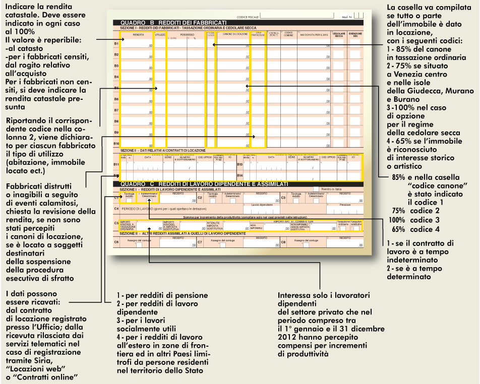 Guida alla compilazione del 730 - parte 4