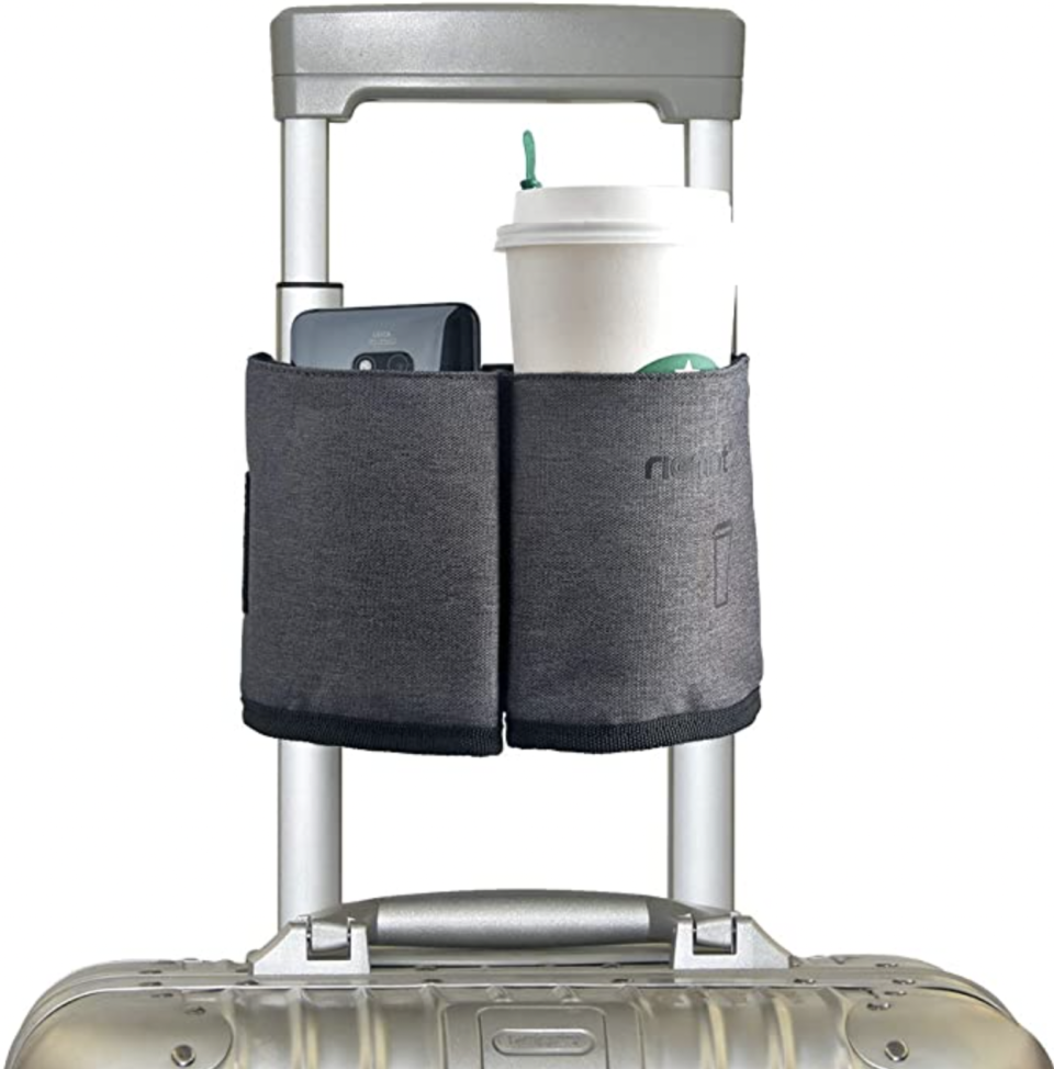Riemot Luggage Travel Cup Holder (Photo via Amazon)
