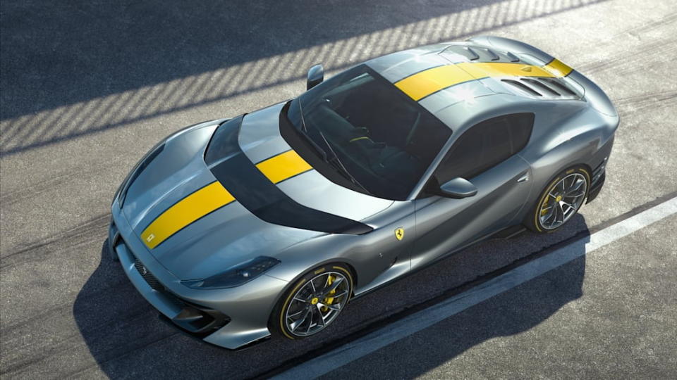 圖／Ferrari 812 Superfast限量版搭載全新6.5升V12引擎，擁有Ferrari有史以來最高9,500 rpm轉速，用性能怪獸來形容它一點也不為過。