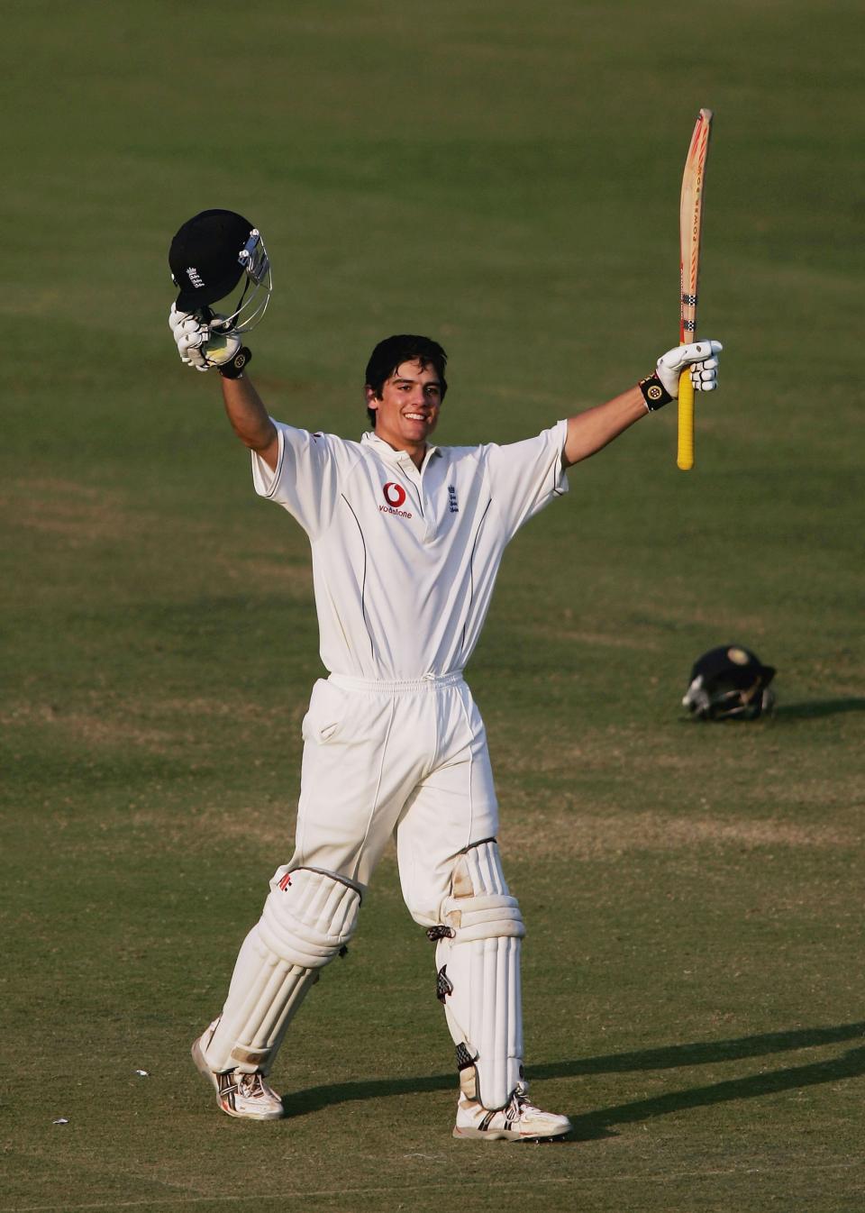 <p>At the age of 2, Cook made 104* in the second innings of his debut Test (Getty Images) </p>