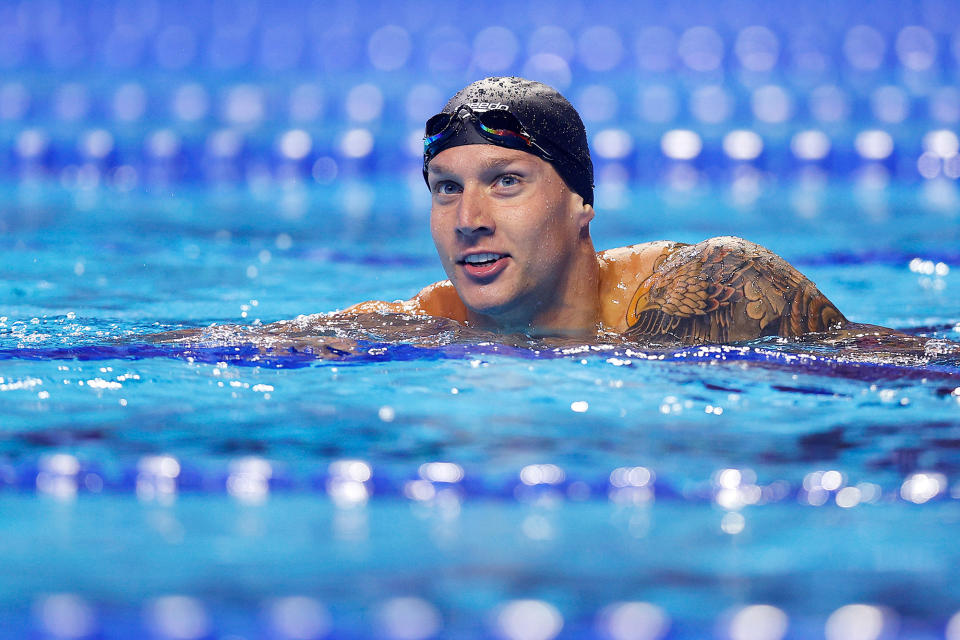 <p>It's swimmer Caeleb Dressel! </p>