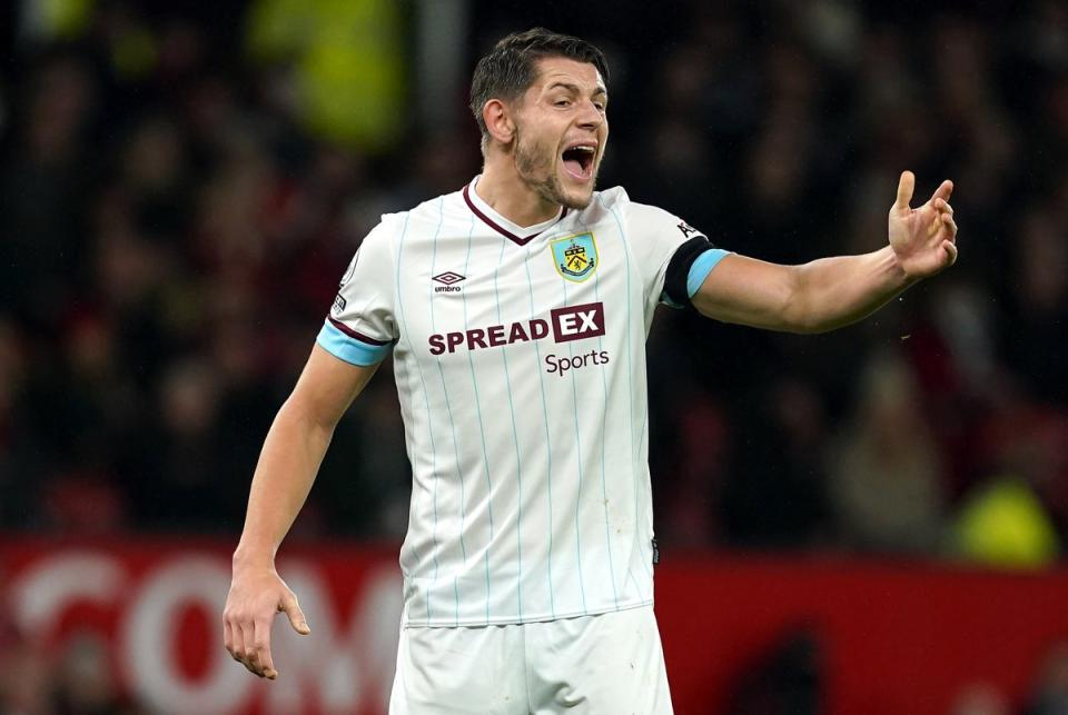 James Tarkowski has joined Everton on a four-year contract (Martin Rickett/PA) (PA Archive)