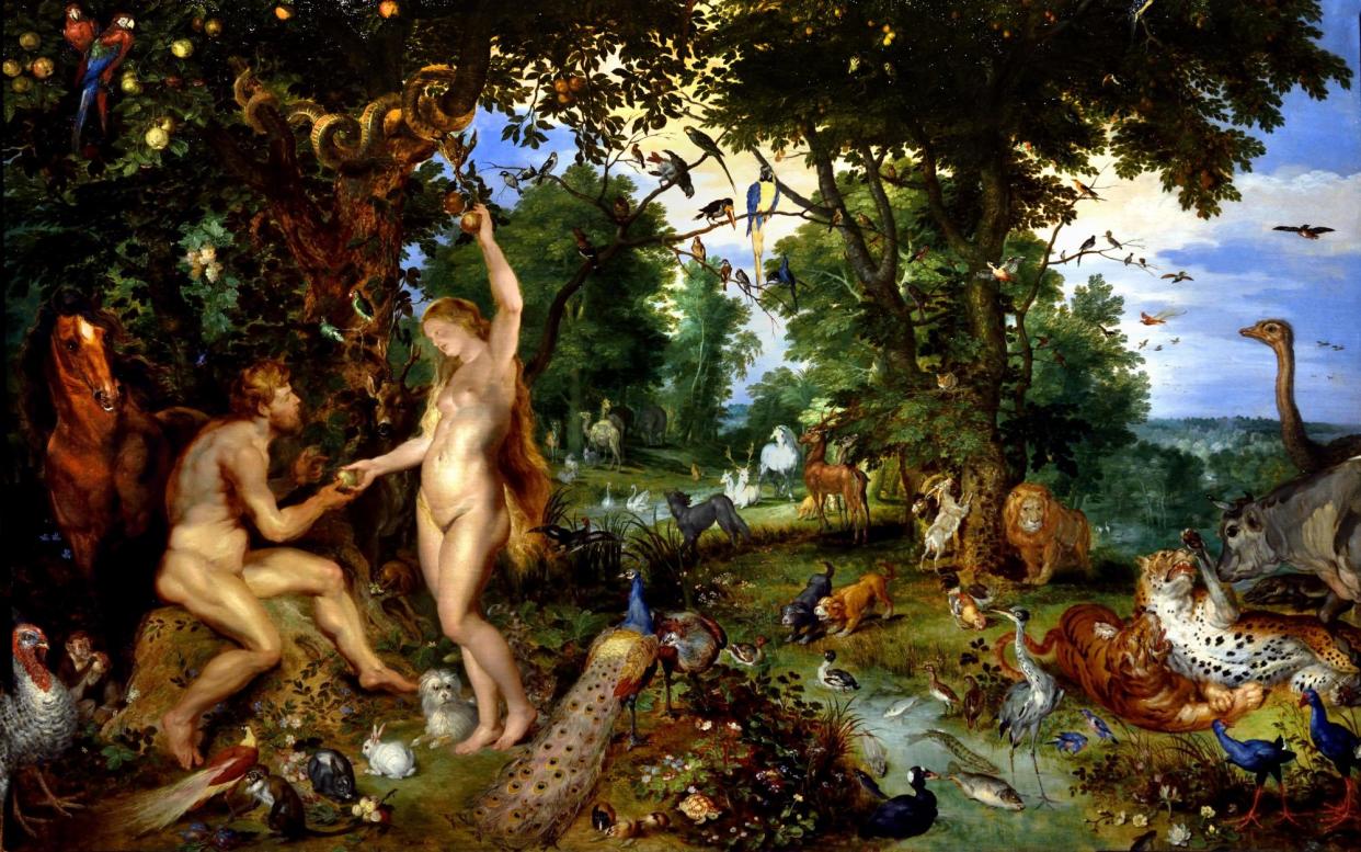 <span>‘The beauty of the trees is noted before the fact that they yield food’: The Garden of Eden with the Fall of Man, 1615 by Jan Brueghel the Elder and Peter Paul Rubens.</span><span>Photograph: Alamy</span>