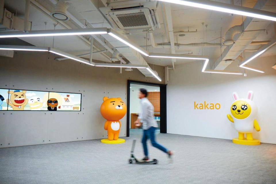 Kakao Entertainment母公司Kakao集團工作風氣自由，助員工激盪出創意火花。（Kakao Entertainment提供）