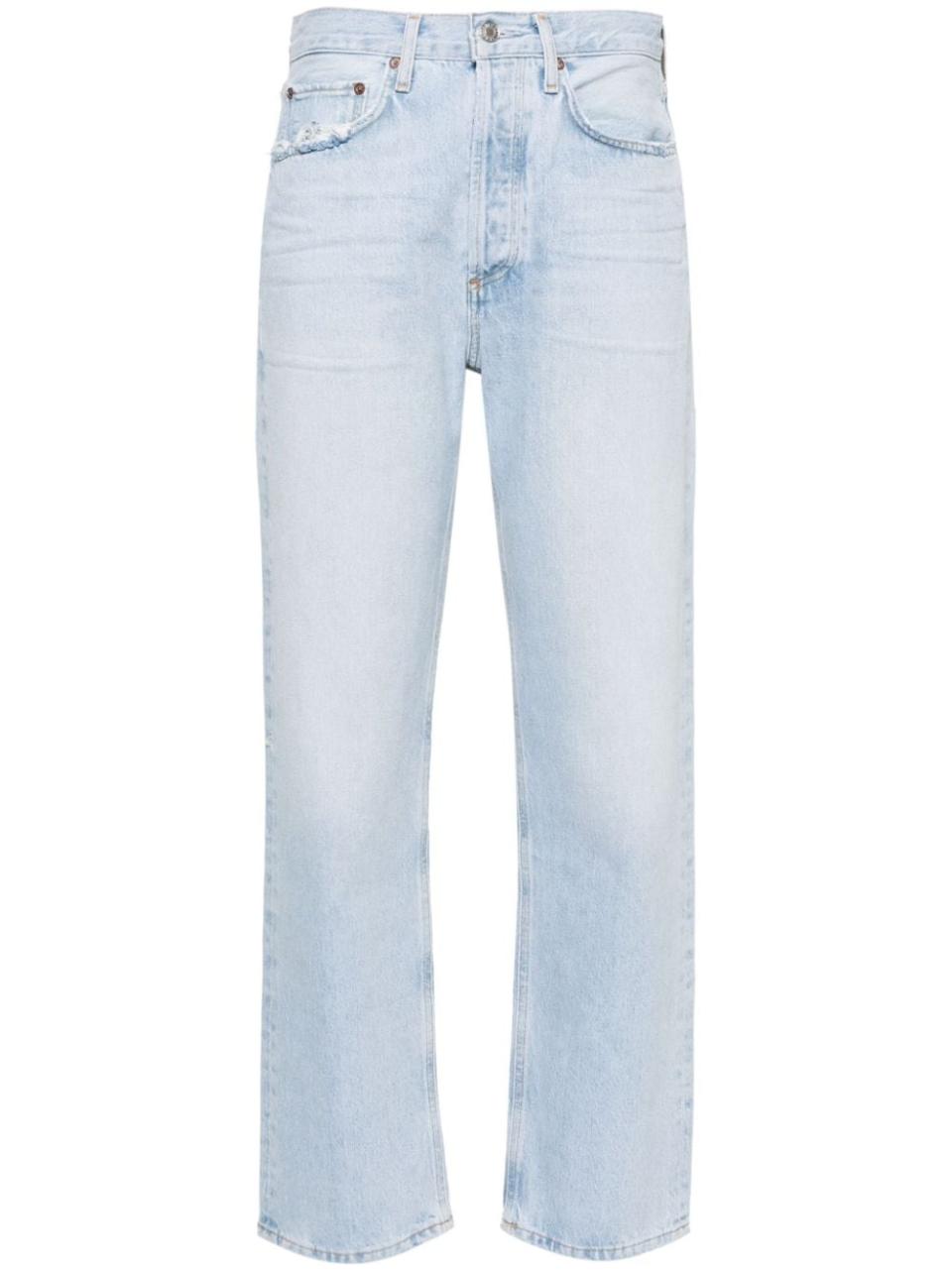 90's Pinch Waist High-Rise Straight-Leg Jeans