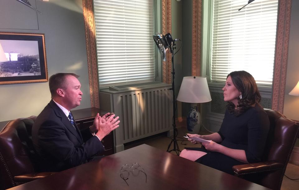 OMB Director Mick Mulvaney talks to Yahoo Finance’s Nicole Sinclair about the GOP tax plan