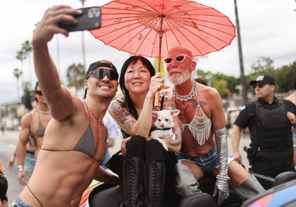 Timo Nuñez, Margaret Cho and Kenny Hash