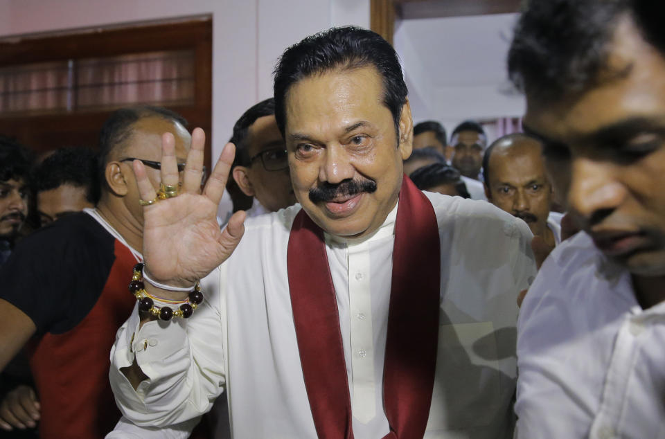 <p>Ranil Wickremesinghe is being replaced by his former nemesis Mahinda Rajapaksa.</p>