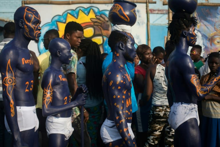 Around 200 Ghana-based artists took part in the Chale Wote Street Art Festival to showcase contemporary work