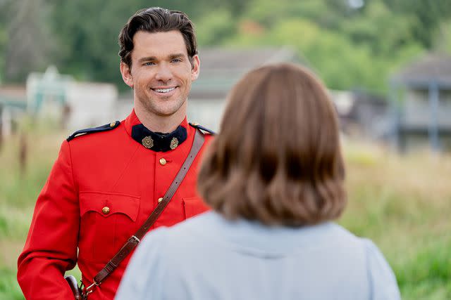 <p>Ricardo Hubbs/Hallmark Media</p> Kevin McGarry and Erin Krakow on 'When Calls the Heart'