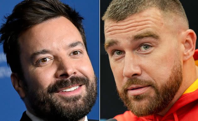 Jimmy Fallon humorously mocked Travis Kelce on 