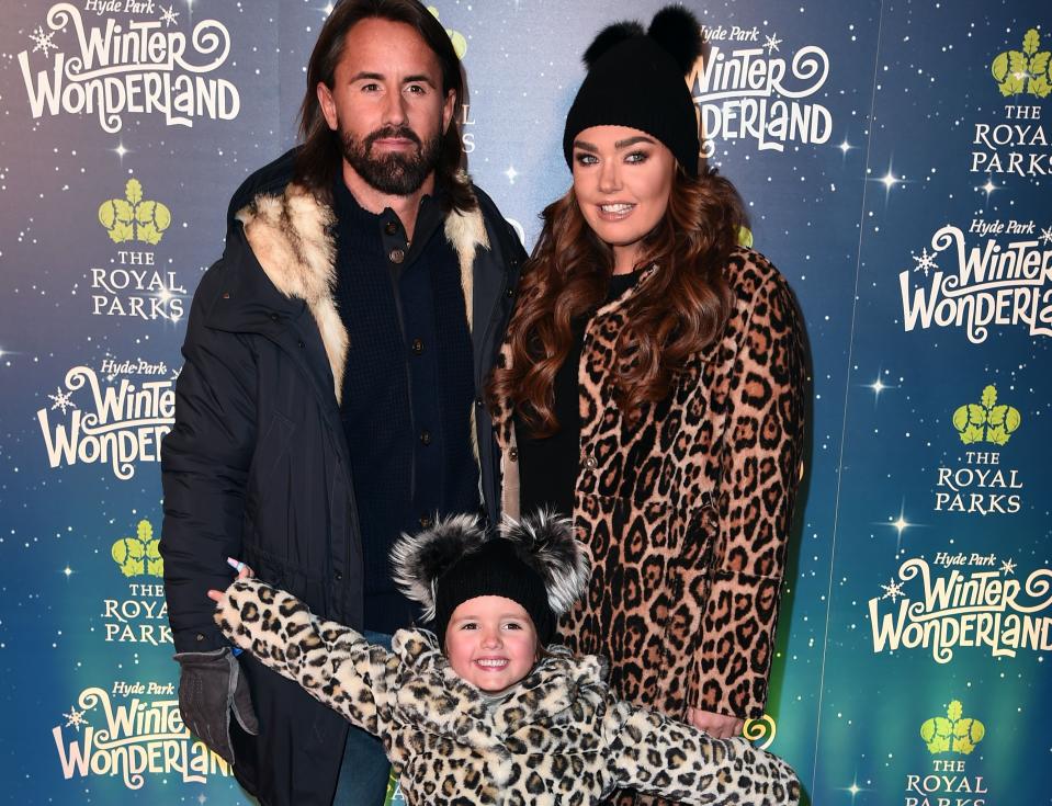 Jay Rutland, Tamara Ecclestone and daughter Sofia are on holiday in Lapland (Credit: Getty Images)