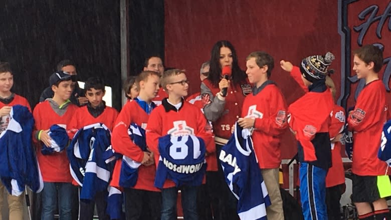 Hometown Hockey Tour gets wet welcome in Saint John